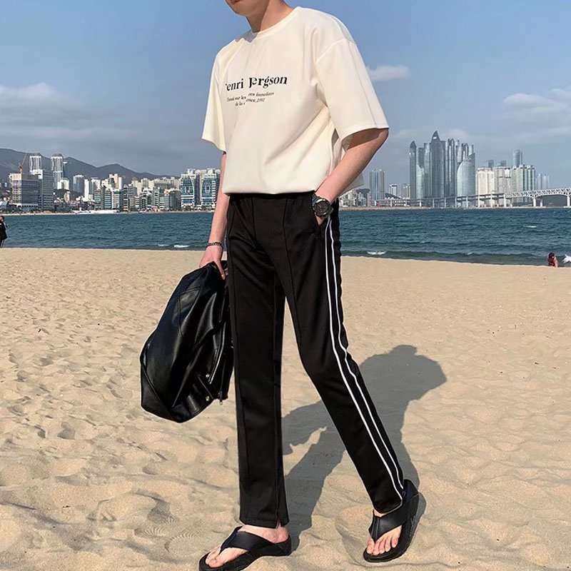 Áo Thun Ngắn Tay Form Rộng Phong Cách Hàn Quốc Thời Trang Dành Cho Nam