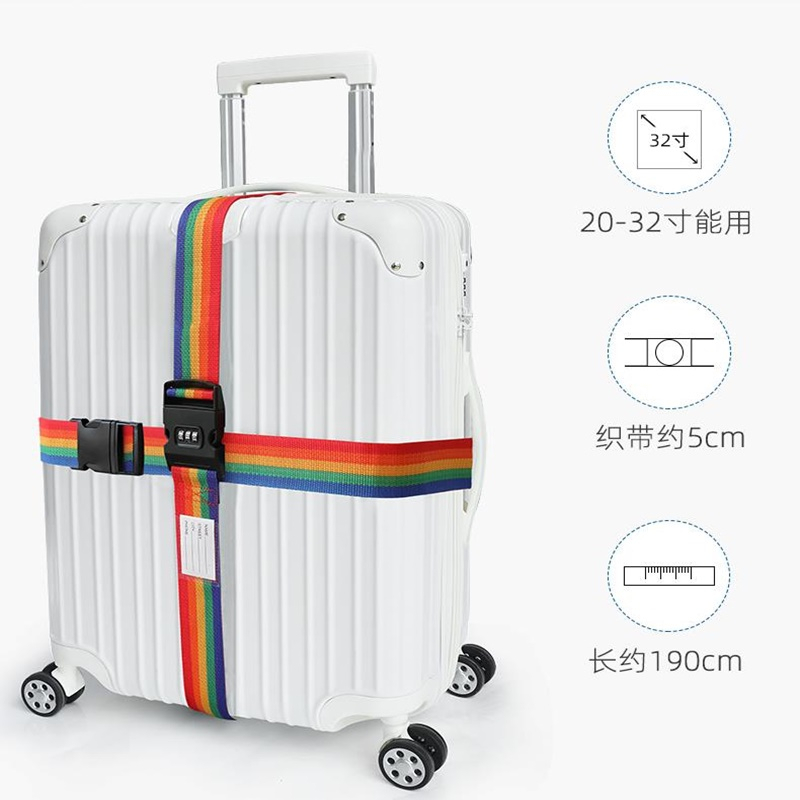 Hàng Có Sẵn!Dây Đai Khóa Vali Hành Lý Có Mã Số TSA