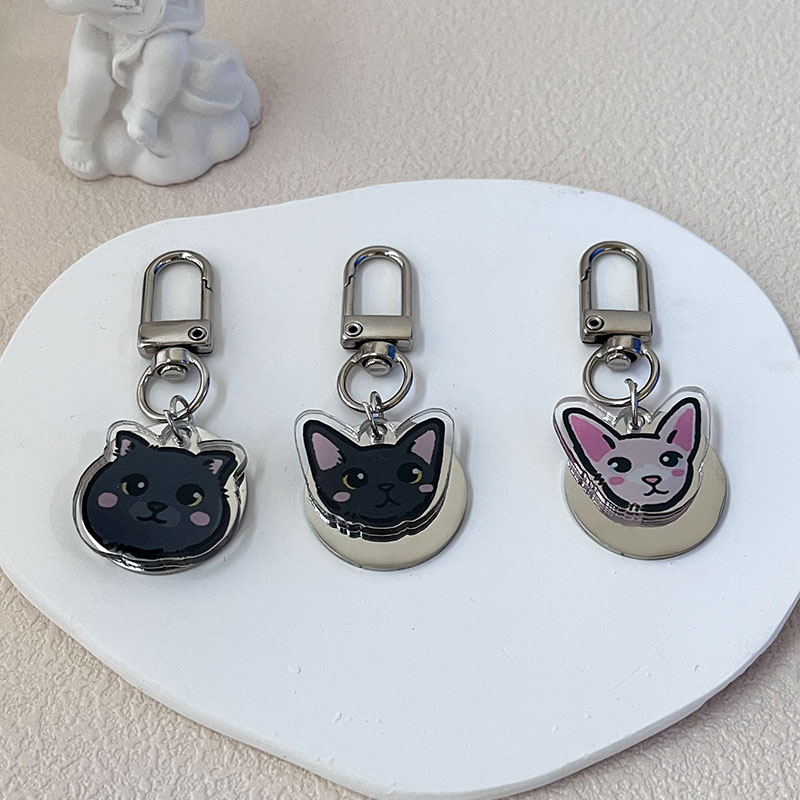 Thẻ Tên Đeo Cổ Chống Thất Lạc Bằng Acrylic 2.5cm Và 3cm Dành Cho Thú Cưng