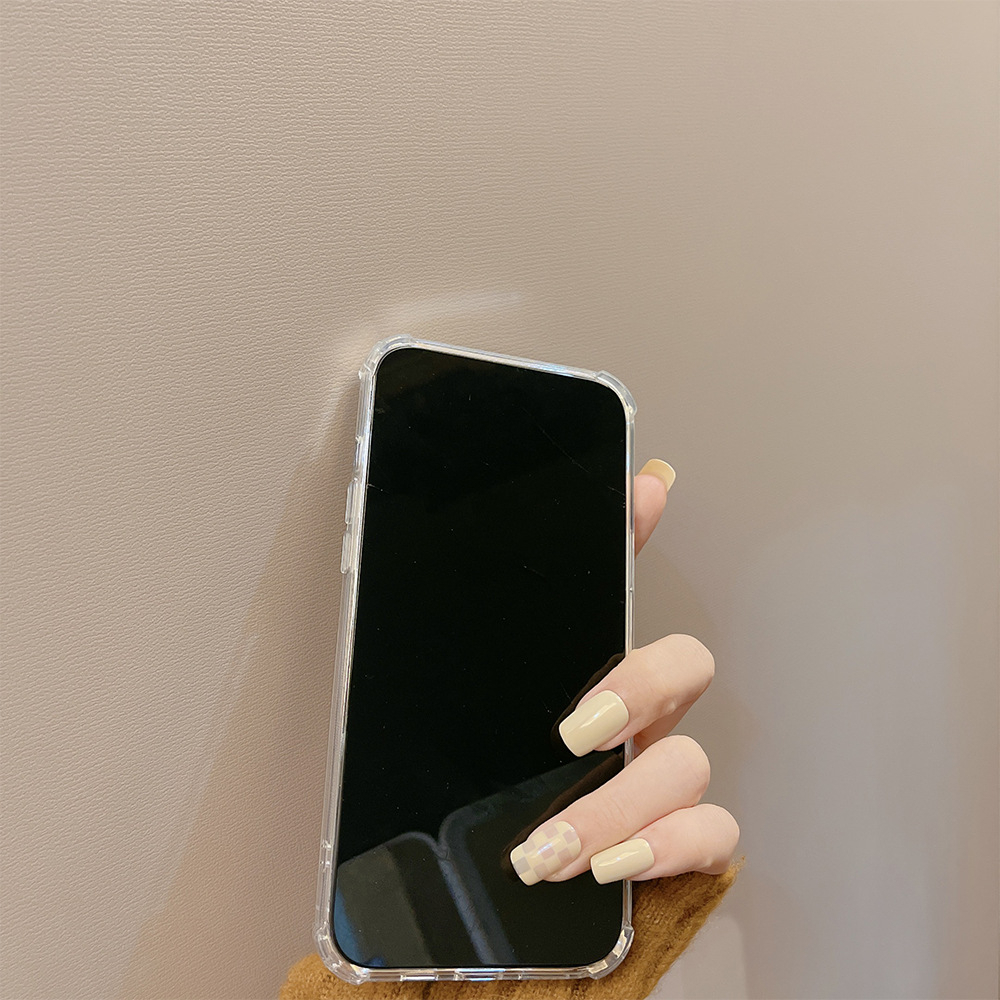 Ốp Điện Thoại Tráng Gương Họa Tiết Hoạt Hình Mini Dễ Thương Cho iPhone 12 13 14 pro max plus