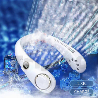 (6000mAh)Quạt Đeo Cổ Không Cánh Mini Có Màn Hình Led Hiển Thị Pin Thiết Kế Thông Minh Dung Lượng Pin Lớn Bản Nâng Cấp