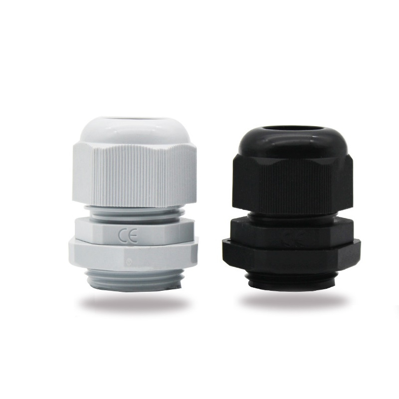 50/20/10/5Pcs  Waterproof Cable Connector Gland  Plastic Seal Joint Nylon IP68 PG7 PG9 PG11 PG13.5 PG16  PG19 PG21 PG25 PG29 PG36 PG42 PG48 White Black Cable Fixing Nylon ConnectorĐầu Nối Bằng Nhựa Chống Nước