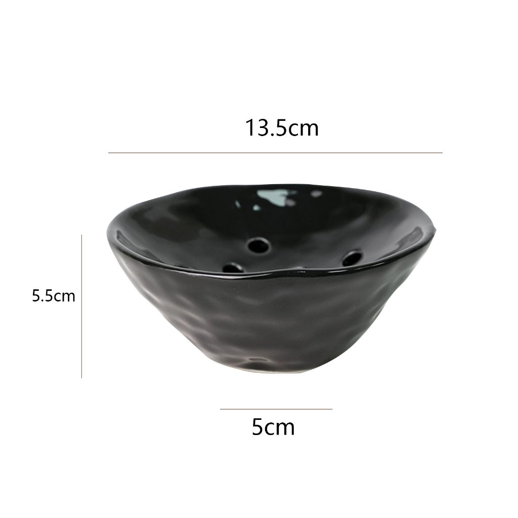 Bát cắm hoa Kesoto bằng gốm sứ có lỗ trang trí nghệ thuật phong cách Trung Hoa