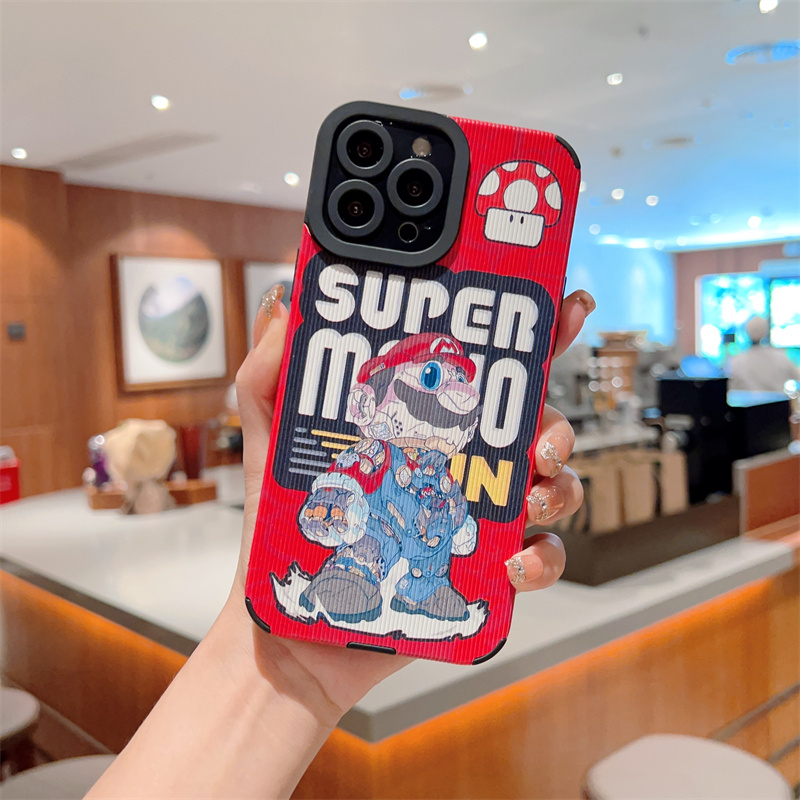 Ốp Điện Thoại Mềm In Hình Mario Cho iPhone 14 Pro Max 13 12 11 Pro 14 Plus 7Plus X Xs Max XR