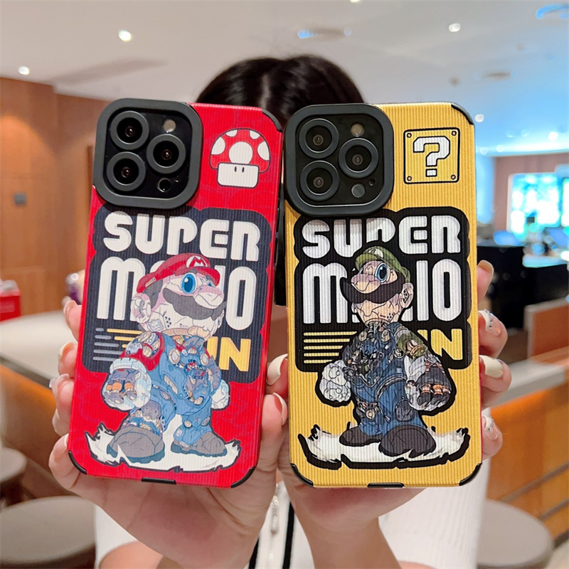 Ốp Điện Thoại Mềm In Hình Mario Cho iPhone 14 Pro Max 13 12 11 Pro 14 Plus 7Plus X Xs Max XR