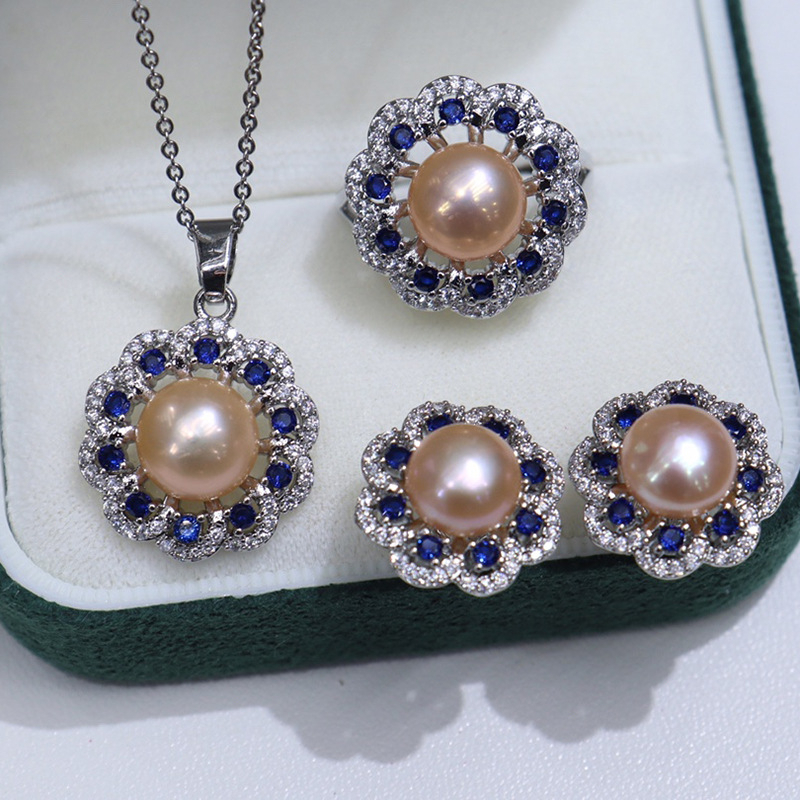 Bộ Trang Sức Ngọc Trai Thời Trang Dành Cho Nữ