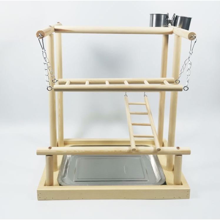 Elsabell. Cầu đứng gỗ dành cho chim, vẹt size nhỏ, size trung như lovebird, yến phụng, cock, sun, xích, ngực hồng