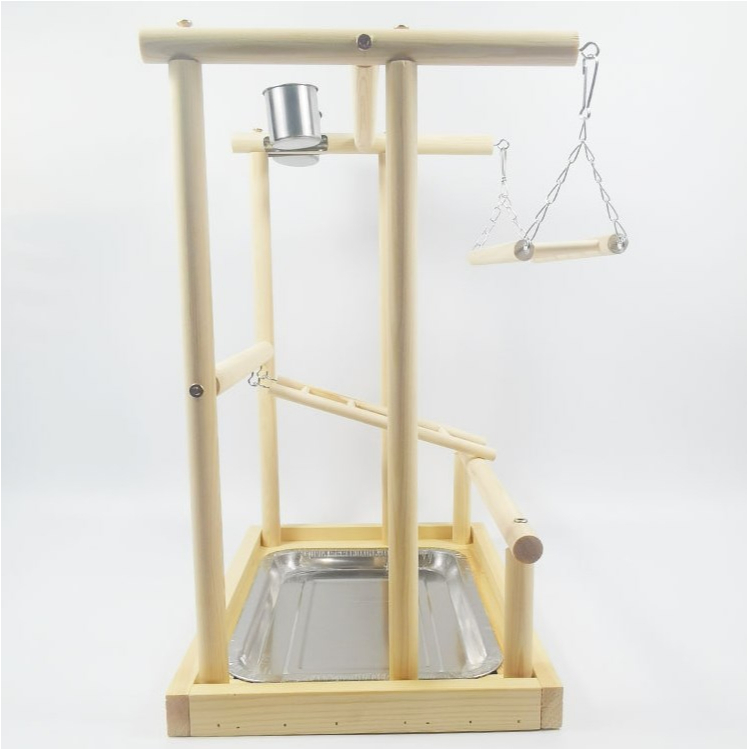 Elsabell. Cầu đứng gỗ dành cho chim, vẹt size nhỏ, size trung như lovebird, yến phụng, cock, sun, xích, ngực hồng