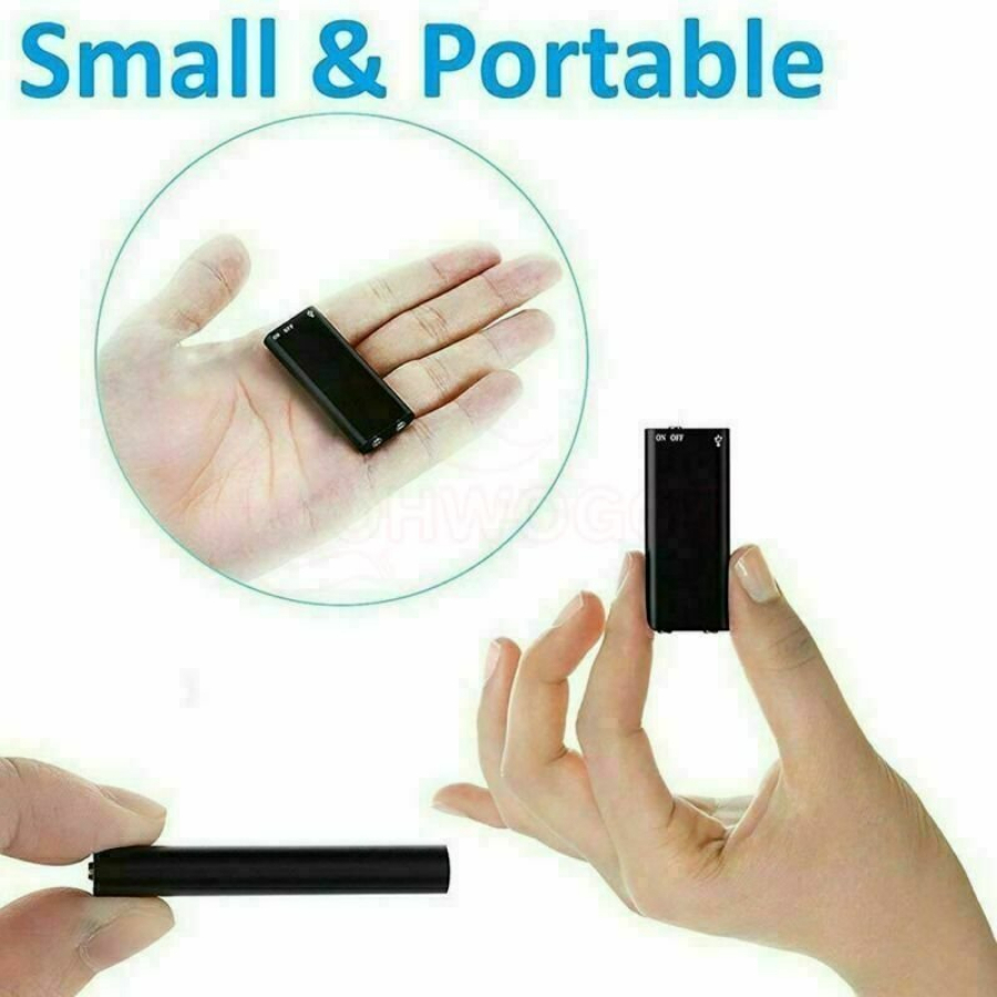 Máy Ghi Âm Mini Espia 4-64GB Kỹ Thuật Số Chuyên Nghiệp HD Giảm Tiếng Ồn
