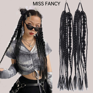 Tóc giả miss fancy thắt bím 1 bên 55cm thời trang cá tính cho nữ