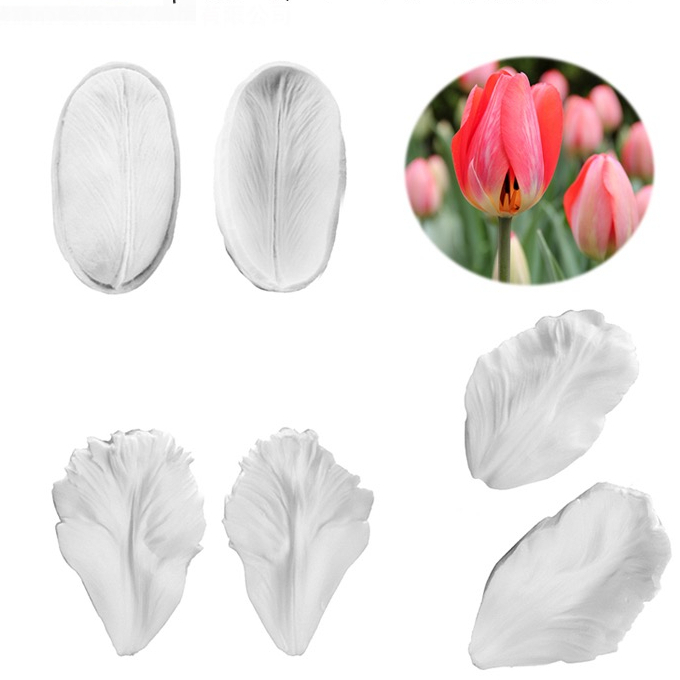 One Khuôn Silicon Làm Bánh / Sô Cô La / Thạch Hình Hoa Tulip
