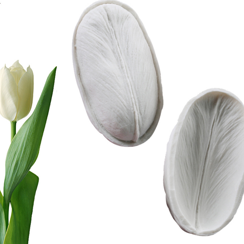 One Khuôn Silicon Làm Bánh / Sô Cô La / Thạch Hình Hoa Tulip