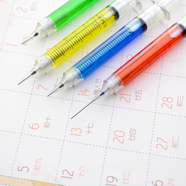 Bút chì kim hình ống tiêm độc đáo