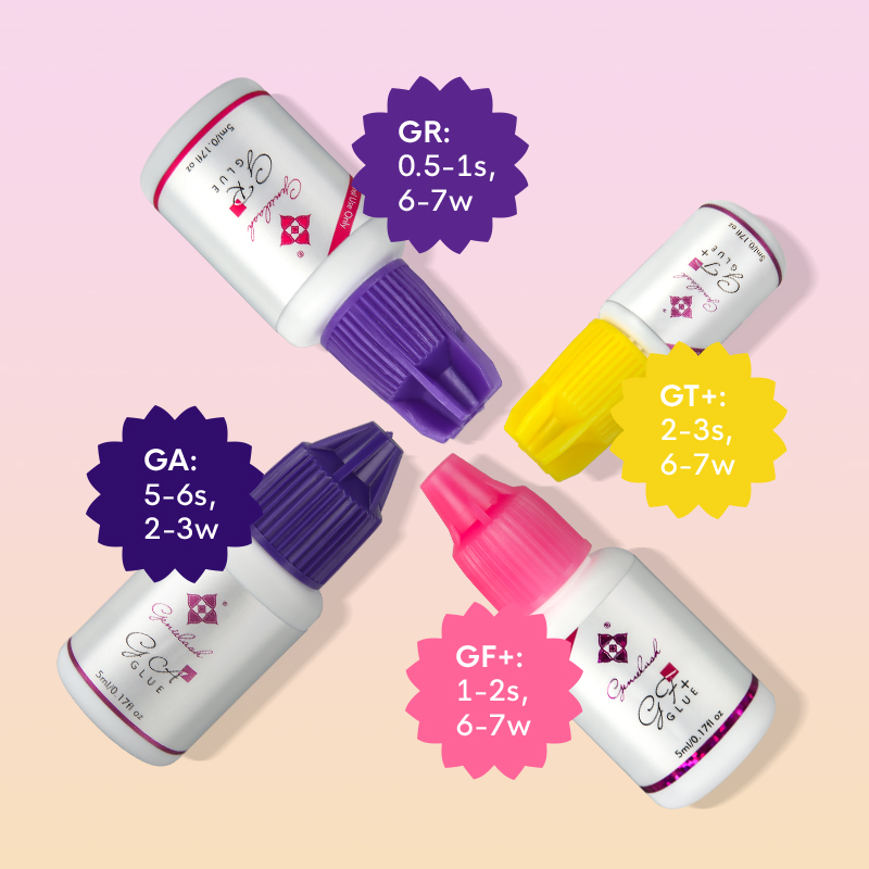 Keo Dán Lông Mi Nhanh Khô Lâu Trôi 0.5-1s 6-7w Đen