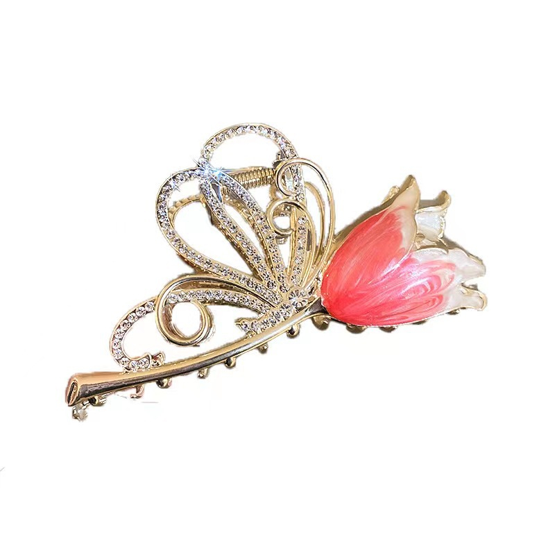 Kẹp Tóc Hình Bướm Sau Lưng Bằng Kim Loại Chất Lượng Cao Cho Nữ