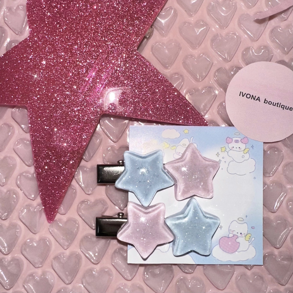 Kẹp Tóc Ngôi Sao Năm Cánh ins Dễ Thương Vui Nhộn Và Ngọt Ngào Cho Nữ