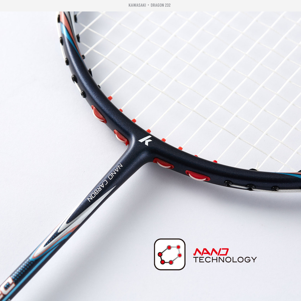 Vợt Cầu Lông Kawasaki DRAGON 222 / 232 100% Sợi CARBON Chất Lượng Cao