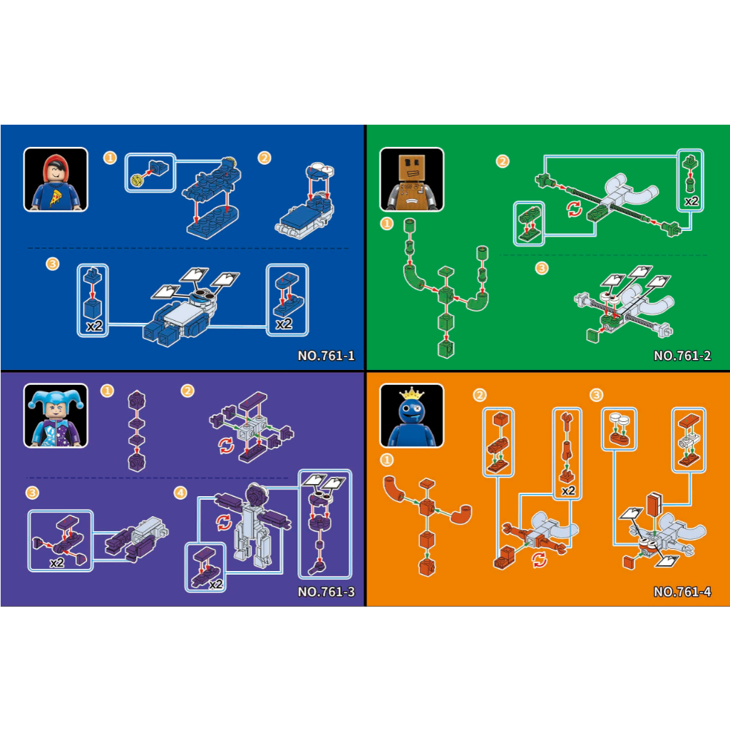 Set 16 Mô Hình  Nhân Vật Phim Hoạt Hình Mini Bằng Nhựa Pvc