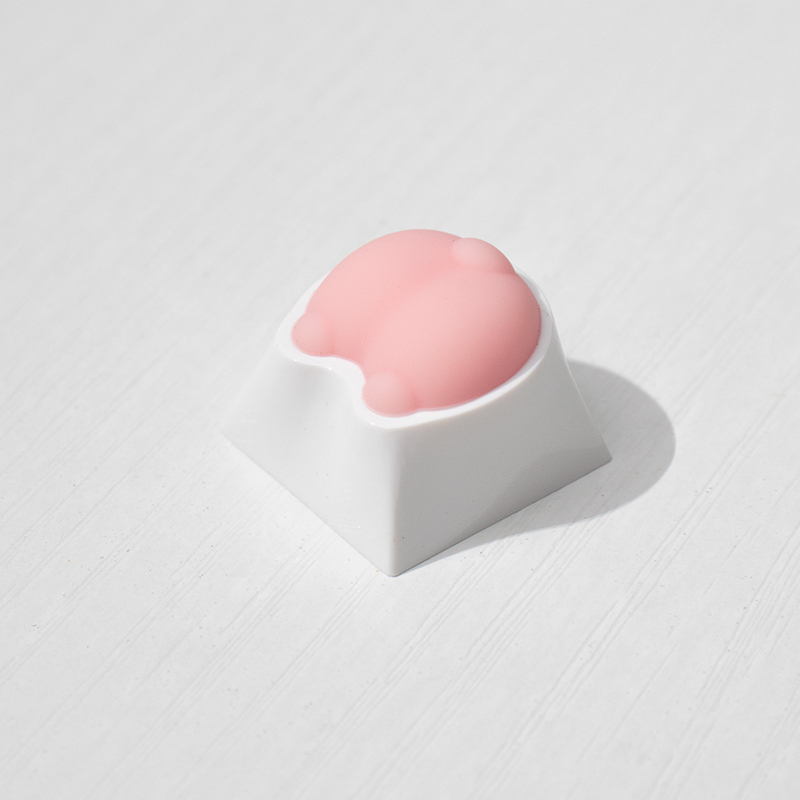 Bộ 4 Nút Bàn Phím Cơ Bằng Kim Loại Hình Mèo Dễ Thương Cho Cherry Switch