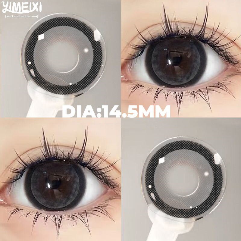 Yimeixi Set 2 Kính Áp Tròng 14.5mm 14.5mm Chuyên Dụng Trang Điểm Mắt Chất Lượng Cao