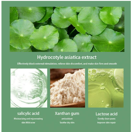 Mặt Nạ Bong Bóng Acid Centella Asiatica Làm Sạch Sâu Loại Bỏ Mụn Đầu Đen