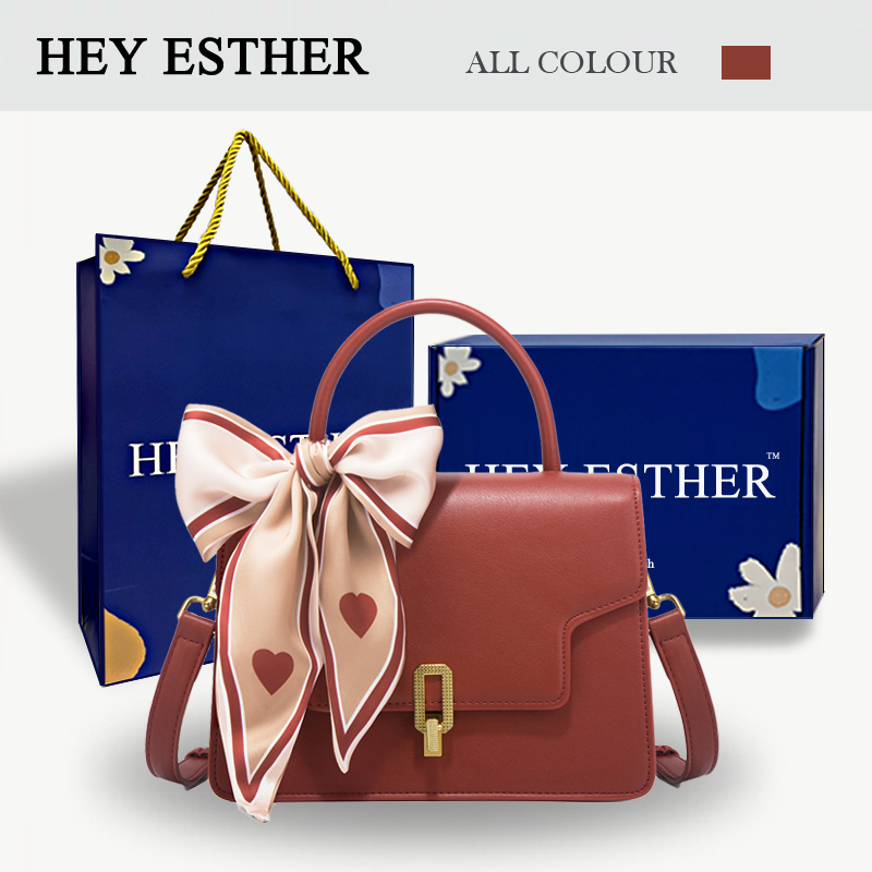 Túi Xách Đeo Vai HE103 Màu Đỏ Thời Trang Cho Nữ