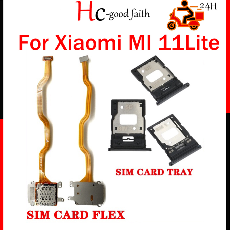 Khay Đựng Sim / Thẻ Sim / Cáp Flex Cho Điện Thoại Xiaomi Mi 11 Lite / Mi11 Lite