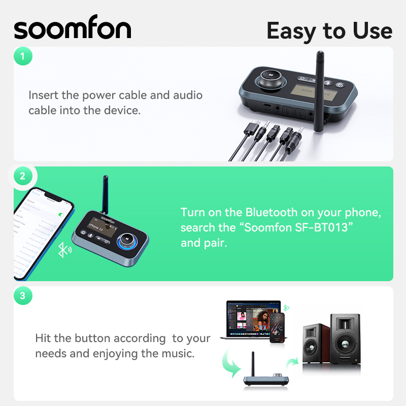 Thiết Bị Nhận Tín Hiệu thu phát Bluetooth 5.0 AUX RCA 2 Trong 1 Kèm Dây Cáp Quang 3.5mm Cho TV loa tai nghe