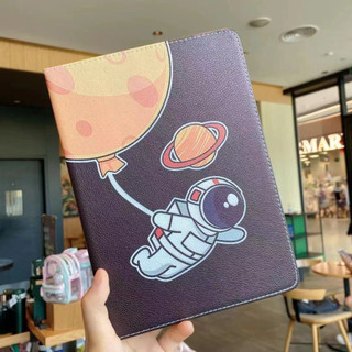 Painted for iPad flat leather protective case