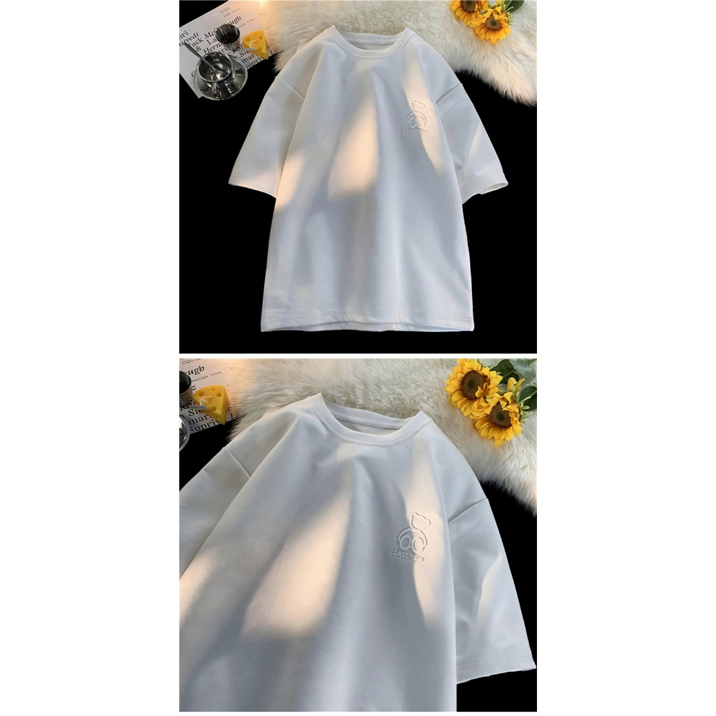 Áo Thun Tay Ngắn In Hình Gấu Thời Trang Mùa Hè Cho Nam 200G