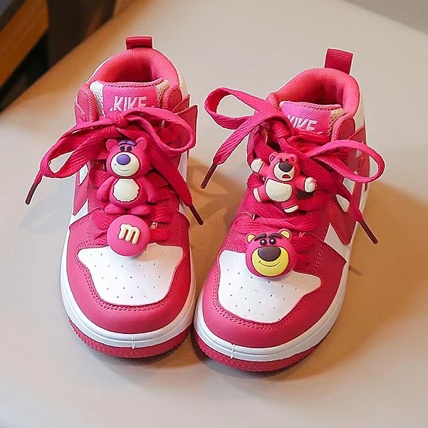 SUNNYCOLOR SunnyColor LOTSO Giày thể thao giày thể thao bé gái SNEAKER Nguyên tố gấu dâu tây Thời trang Comfortable Độc đáo Đẹp O29H00A 36Z230909