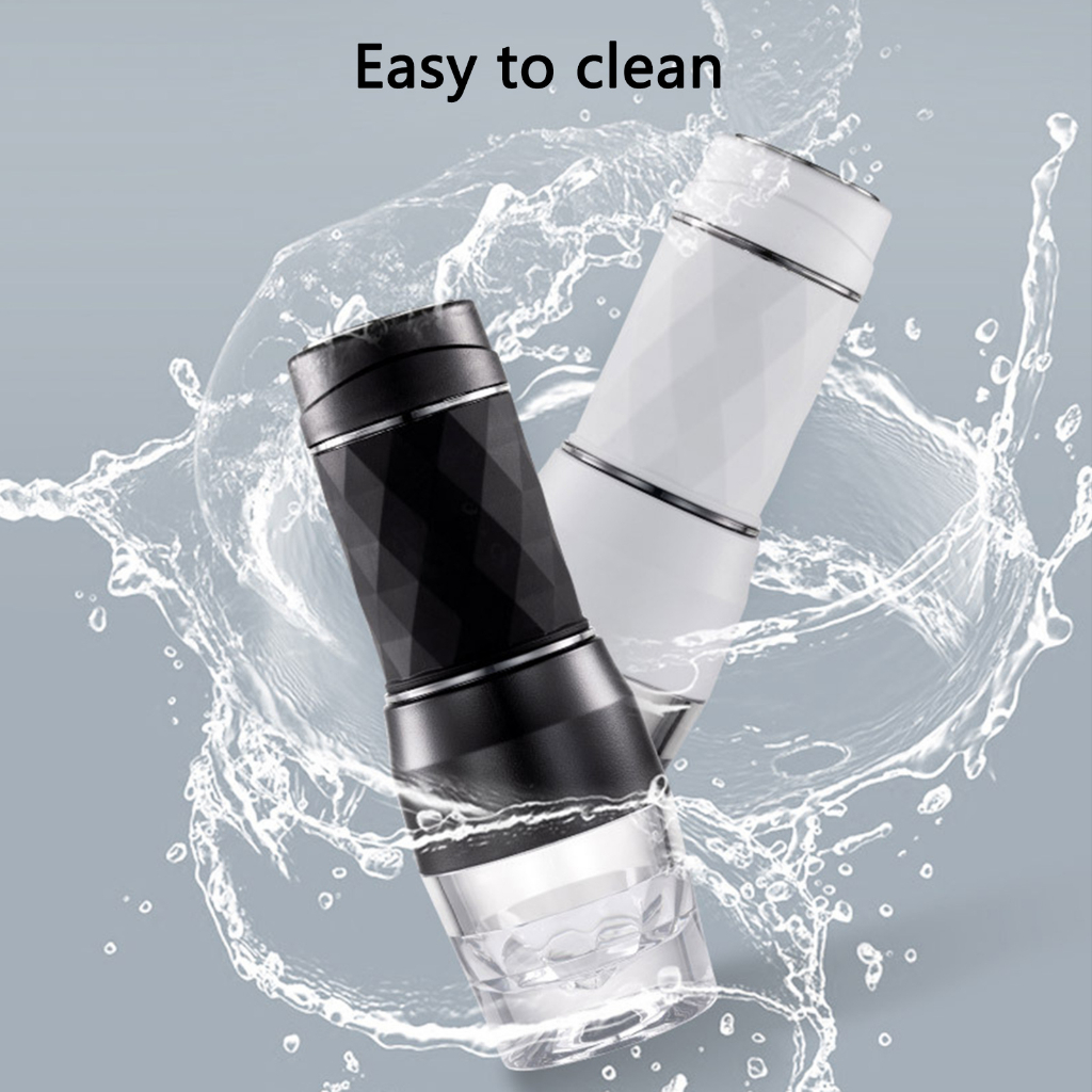 Máy pha cà phê espresso shamjina 120ml mini bằng tay màu trắng tiện dụng mang theo du lịch dã ngoại ngoài trời