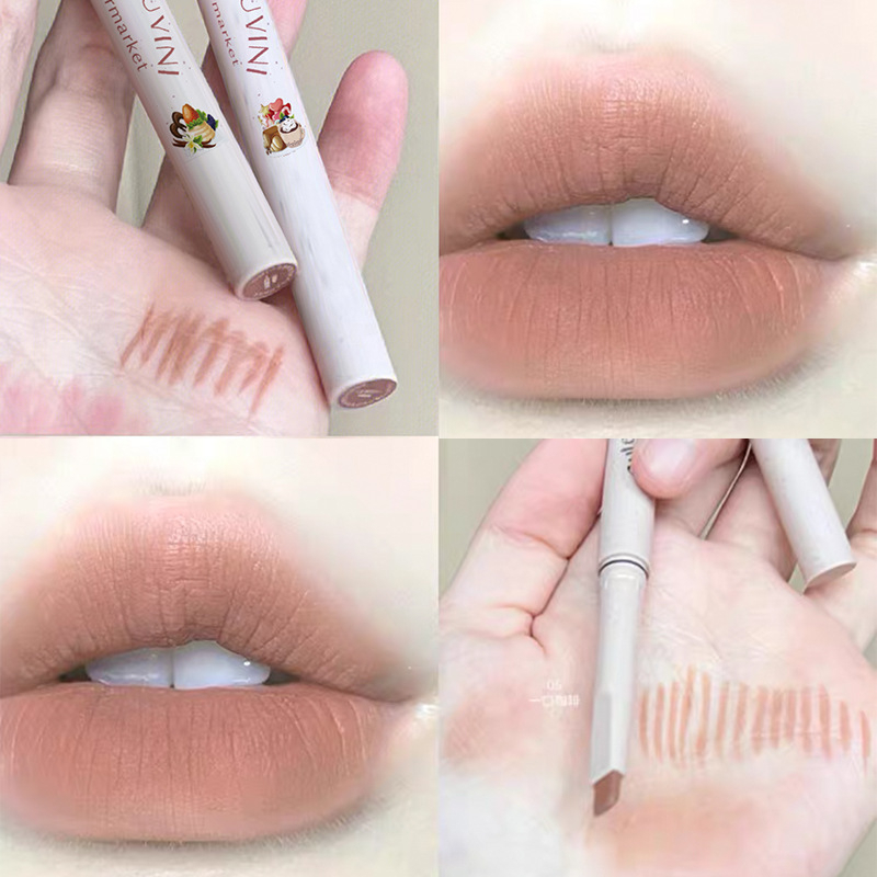 Cappuvini  Chì Kẻ Viền Môi 0.4g Chống Thấm Nước Và Lâu Trôi Cao Cấp
