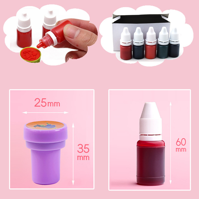 Bộ 10 Con Dấu Tròn Dành Cho Bé