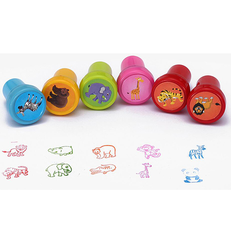 Bộ 10 Con Dấu Tròn Dành Cho Bé