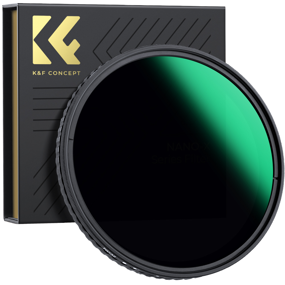 K & F Concept Variable ND Filter ND8-ND128 (3-7 Stop) HD Hydrophobic VND Filter cho ống kính máy ảnh