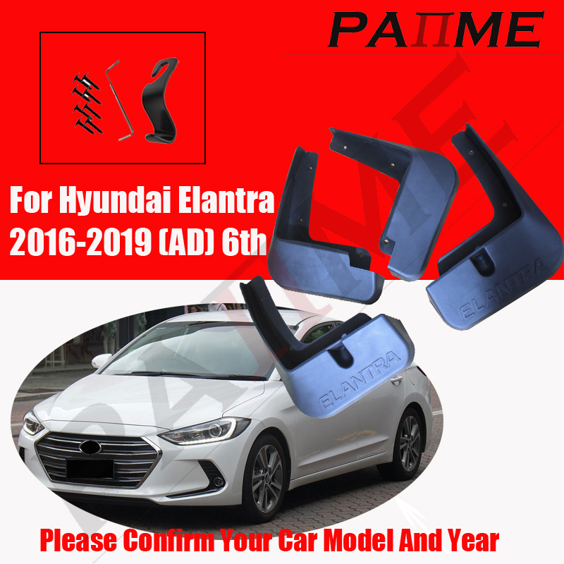 FENDER Tấm Chắn Bùn Bằng Nhựa Mềm Thay Thế Cho Hyundai Elantra Avante AD 2016-2019 2017 2018102166