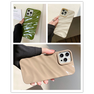 Ốp Điện Thoại TPU Mềm Họa Tiết Gợn Sóng Ba Chiều Cho iphone Case 14 Pro Max 13 Pro Max 12 Pro Max