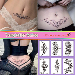 Hình Xăm Dán Tạm Thời Chống Thấm Nước Màu Đen