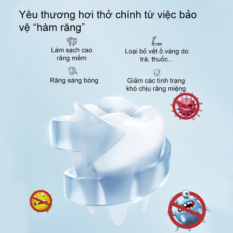 Kem đánh răng làm trắng làm trắng răng 250g  Giảm Vết Ố Vàng Trên Răng giảm sâu răng Giữ Hơi Thở Thơm Mát