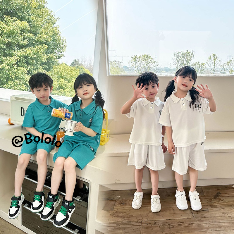 Bololo Bộ Đồ Thể Thao Ngắn Tay Thời Trang Dành Cho Trẻ Nhỏ