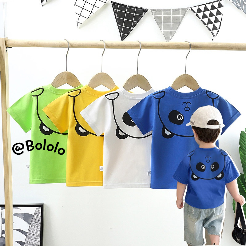 Bololo Áo Thun cotton Tay Ngắn Dễ Thương Thời Trang Mùa Hè Cho Bé