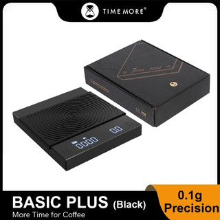 Timemore gương đen cơ bản mới nhất + cân điện tử tích hợp hẹn giờ tự động đổ trên cà phê thông minh espresso cân nhà bếp 2kg