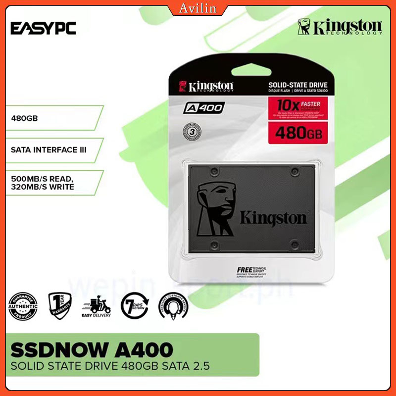 Ổ Cứng SSD Kingston Now A400 120GB 240GB 480GB / 960GB Sata 2.5 A400 Series SSD 2.5 "