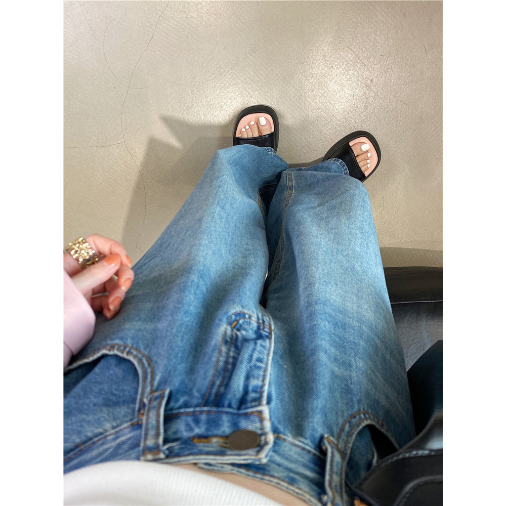 Dép Xỏ Ngón Đế Dày Màu Bạc Thời Trang Mùa Hè 2023 Cho Nữ