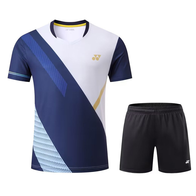 Áo Thun Cầu Lông Yonex Tay Ngắn Cổ Tròn Nhanh Khô Phiên Bản Hàn Quốc Mới Cho Nam Và Nữ Tập Thể Thao