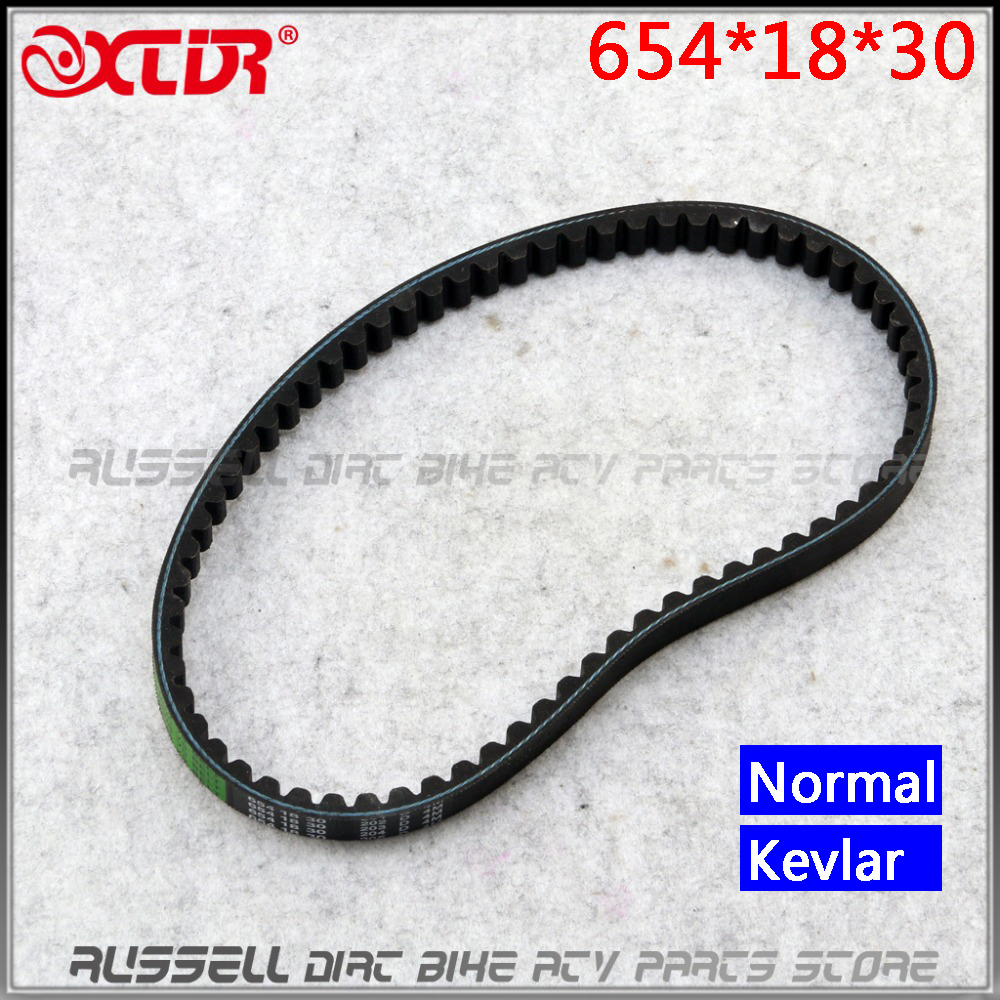 Đai truyền động thông thường / Kevlar 654 * 18 * 30 Dành cho xe tay ga Honda DIO 50cc AF18E AF27 AF2