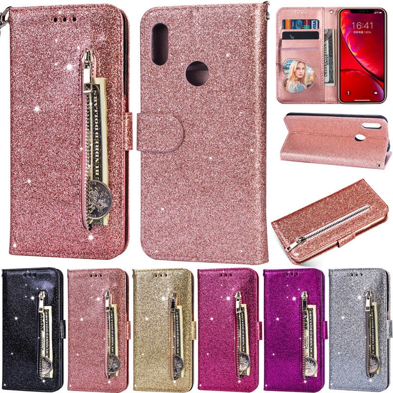 Vỏ Bao Da PU Điện Thoại Dạng Ví Khóa Kéo Cho Samsung Galaxy Note 20 Ultra S21 FE S20 FE Note 10 Note 10 Lite S10 Lite Ốp
