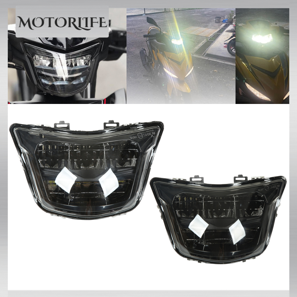Motorlife Đèn Pha Xe Máy LED Trắng Chống Chịu Thời Tiết Thoáng Mát Thay Thế Cho Y15 Y15Z Y15ZR