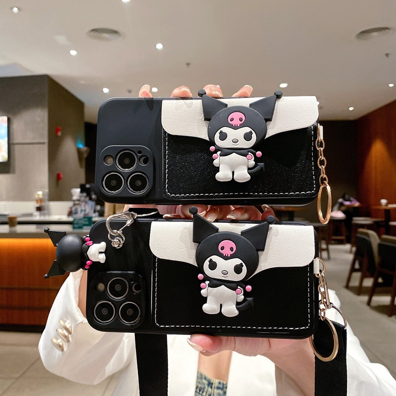 Ốp ĐiệN ThoạI HọA TiếT kuromi Cho iphone 15 14 13 12 mini 11 pro max 6 6s 7 8 plus x xs max xr se 2020